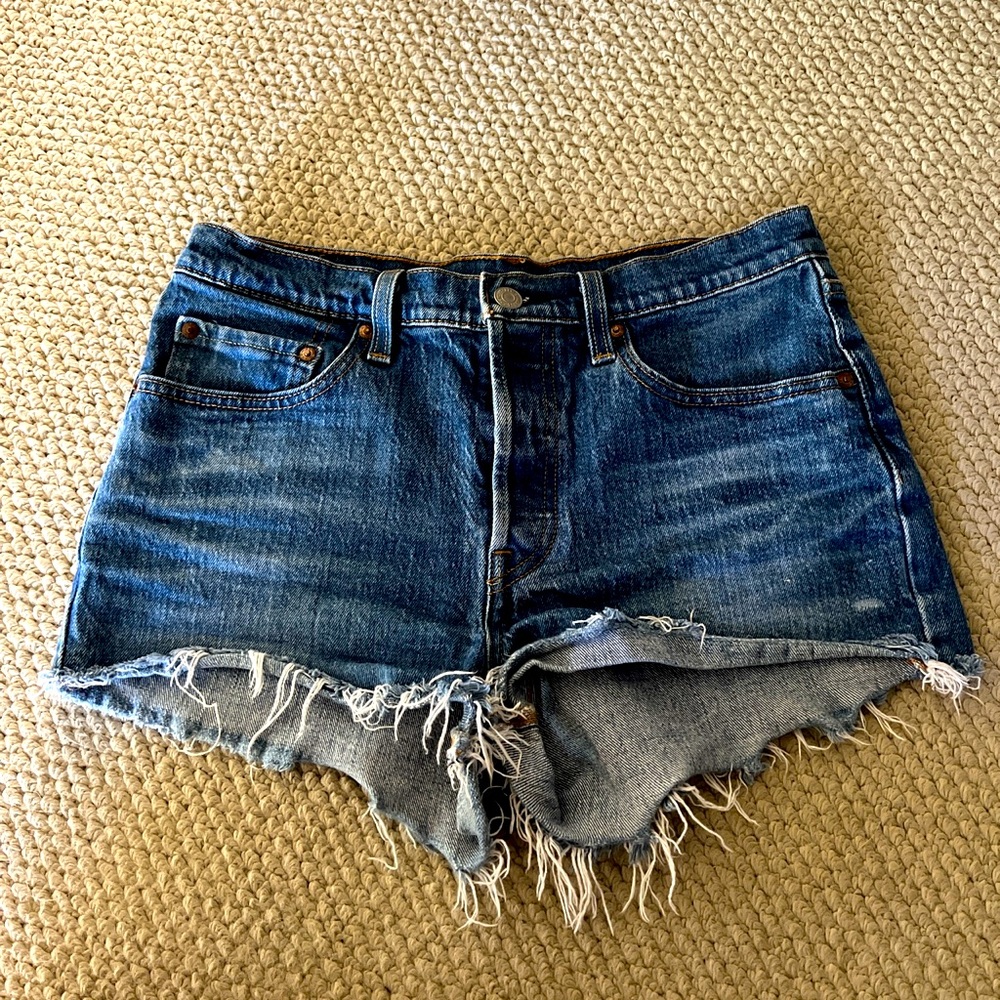 LEVI’S- 501 Cutoff Denim Shorts - Women’s 27